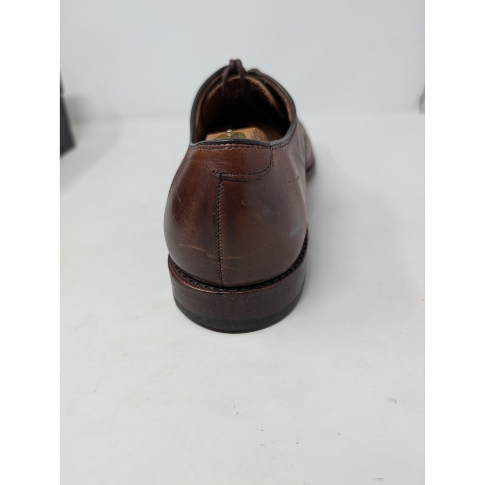 Allen Edmonds Fifth Avenue Brown Leather Cap Toe Oxford Shoes Mens 11 E 5737 - Picture 5 of 16